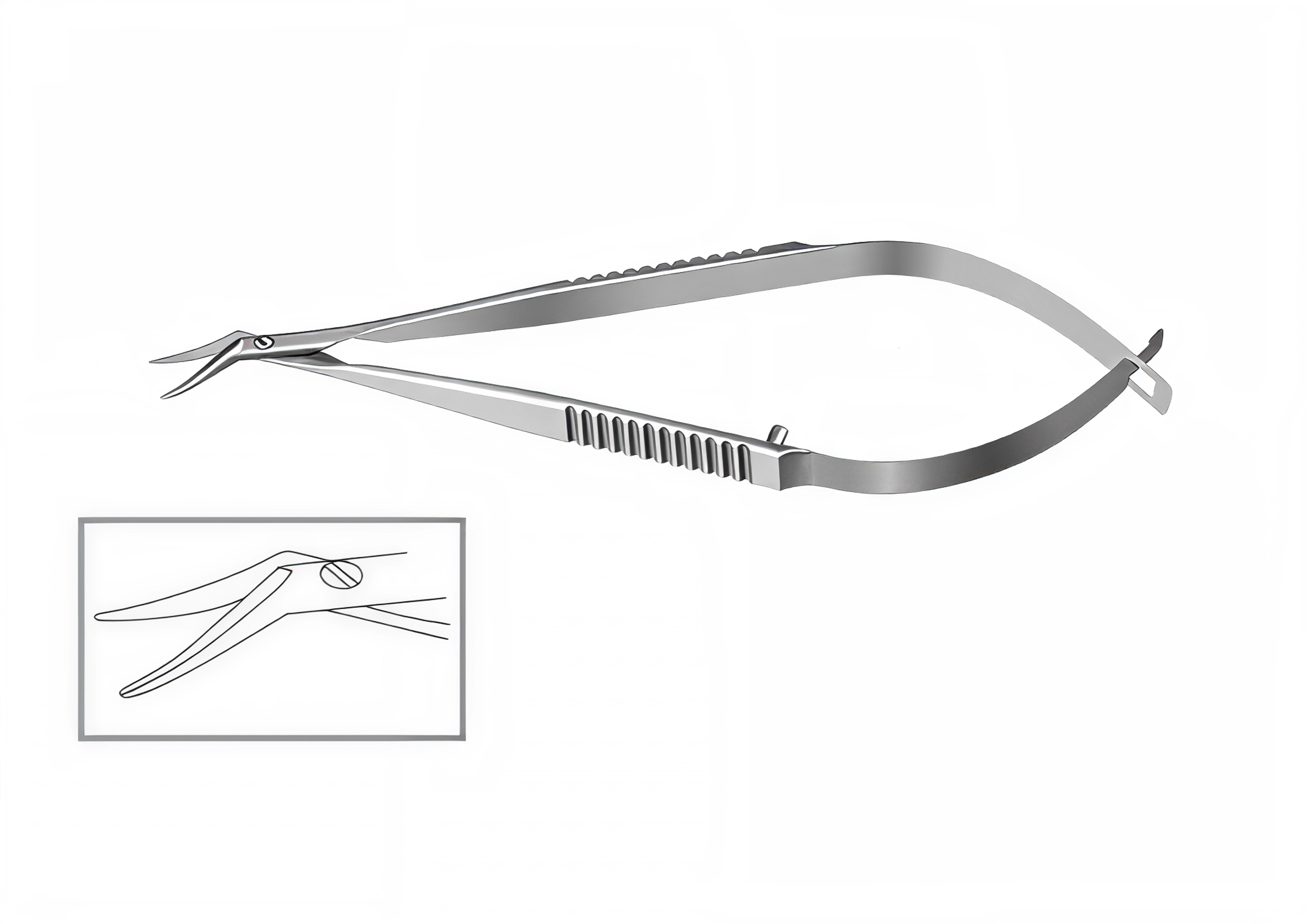 Ножницы роговичные по Кастровьехо