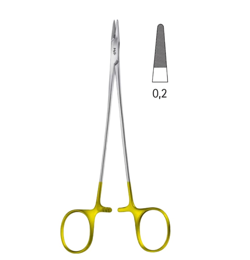 Иглодержатель DE BAKEY деликатный, ТС, AESCULAP