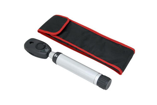 Офтальмоскоп, прямой, K180, с принадлежностями, батареечная рукоятка, HEINE