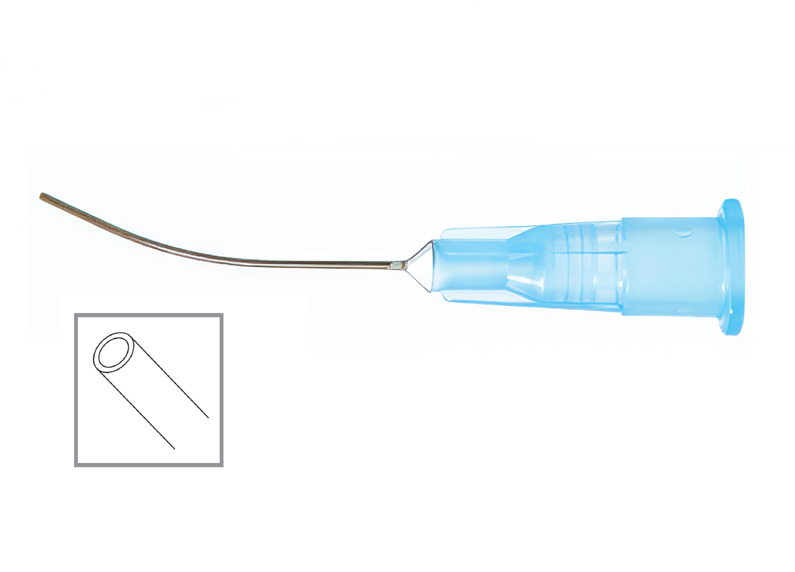 Канюля для промывания слезного канала, одноразовая
