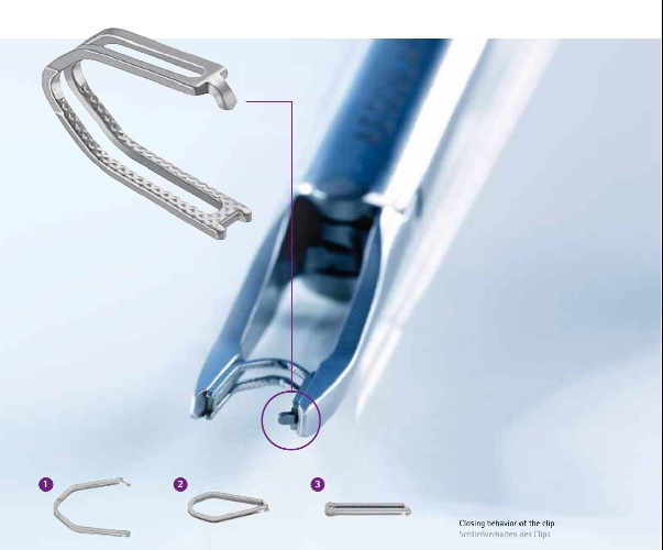 Зажим для наложения клипс, AESCULAP