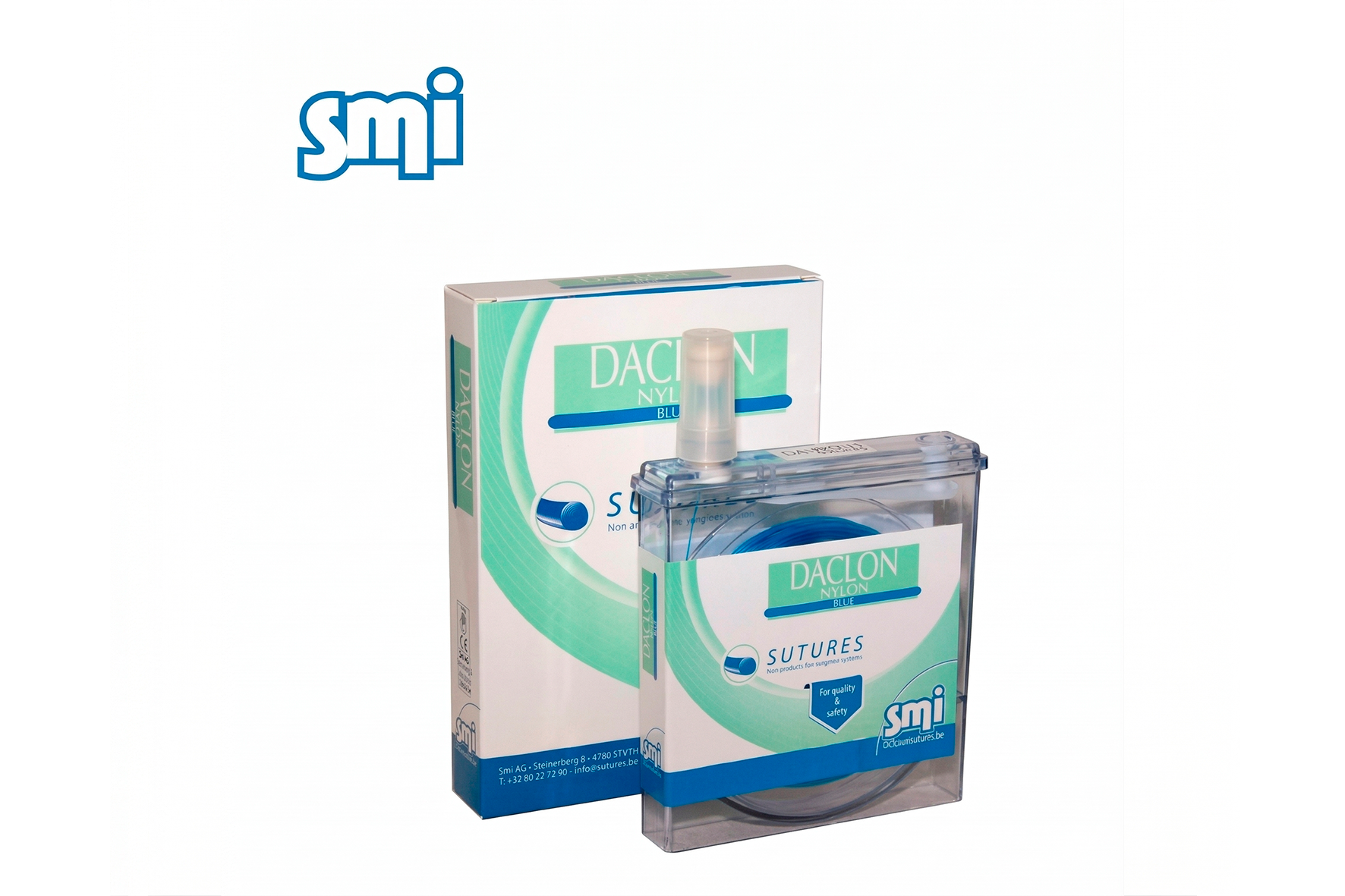 Нейлон, мононить полиамидная, в кассете, SMI