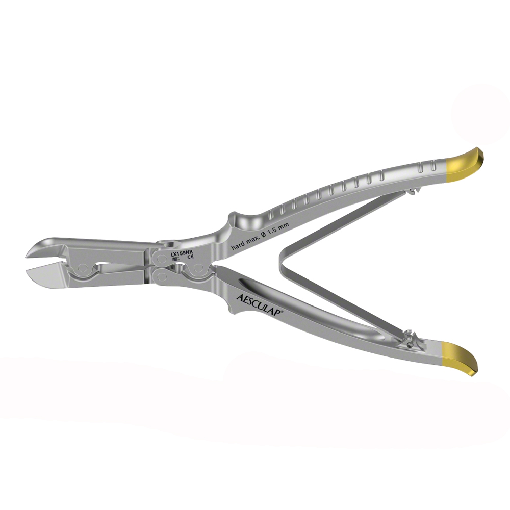 Кусачки для скусывания проволоки и спиц до 1.5мм, 180мм, AESCULAP