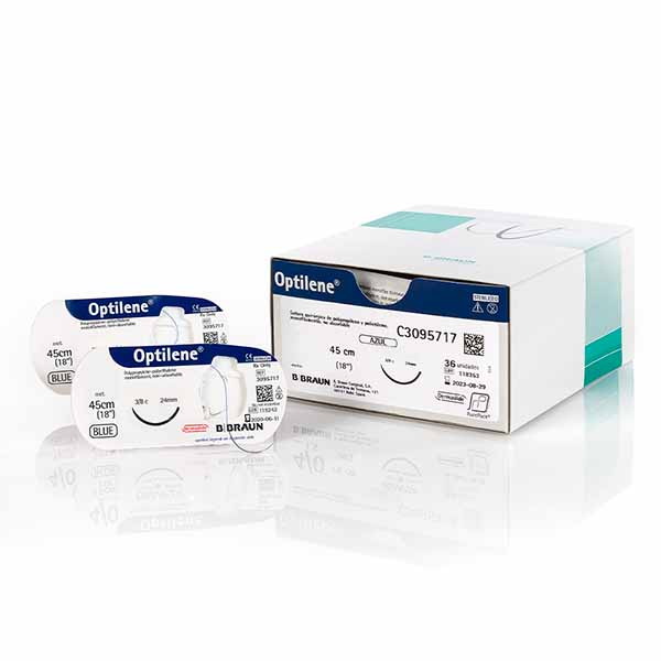 Полипропилен, мононить полипропиленовая, 0 (3.5), К, 1/2, 26мм, 75см, B.BRAUN, C3090043