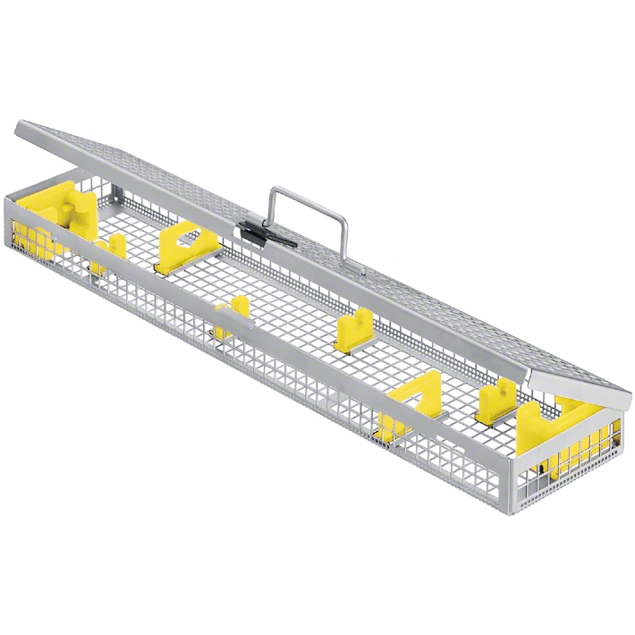Сетка стальная с крышкой, с держателем для эндоскопов, AESCULAP