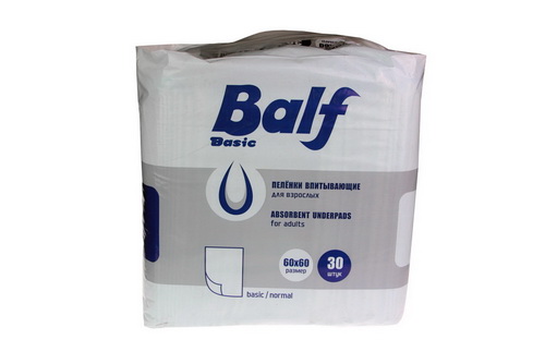 Пеленки впитывающие медицинские, BALF