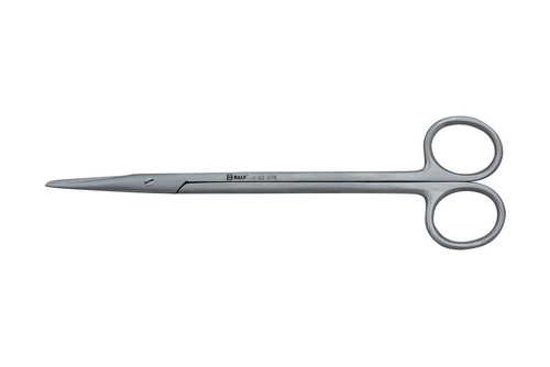 Ножницы остротупоконечные прямые METZENBAUM-NELSON, BALF