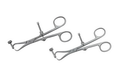 Зажимы костные для удерживания пластины, с проводником (набор)