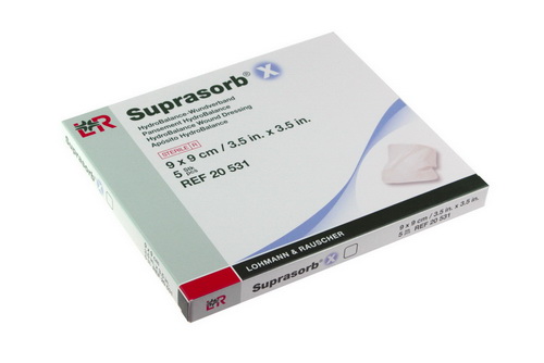 Повязка стерильная, 9х9см, Супрасорб Х