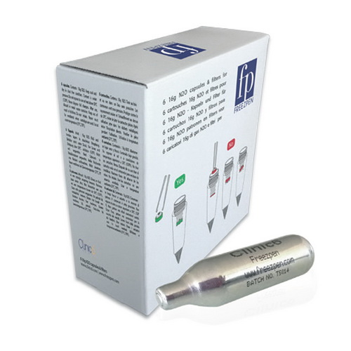 Картридж газовый, 16г, N20, для FREEZPEN