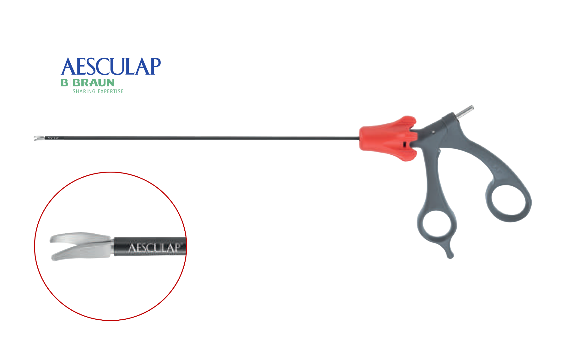 Ножницы эндоскопические, D3.5мм, 290мм, "Metzenbaum", изогнутые, одноразовые, AESCULAP