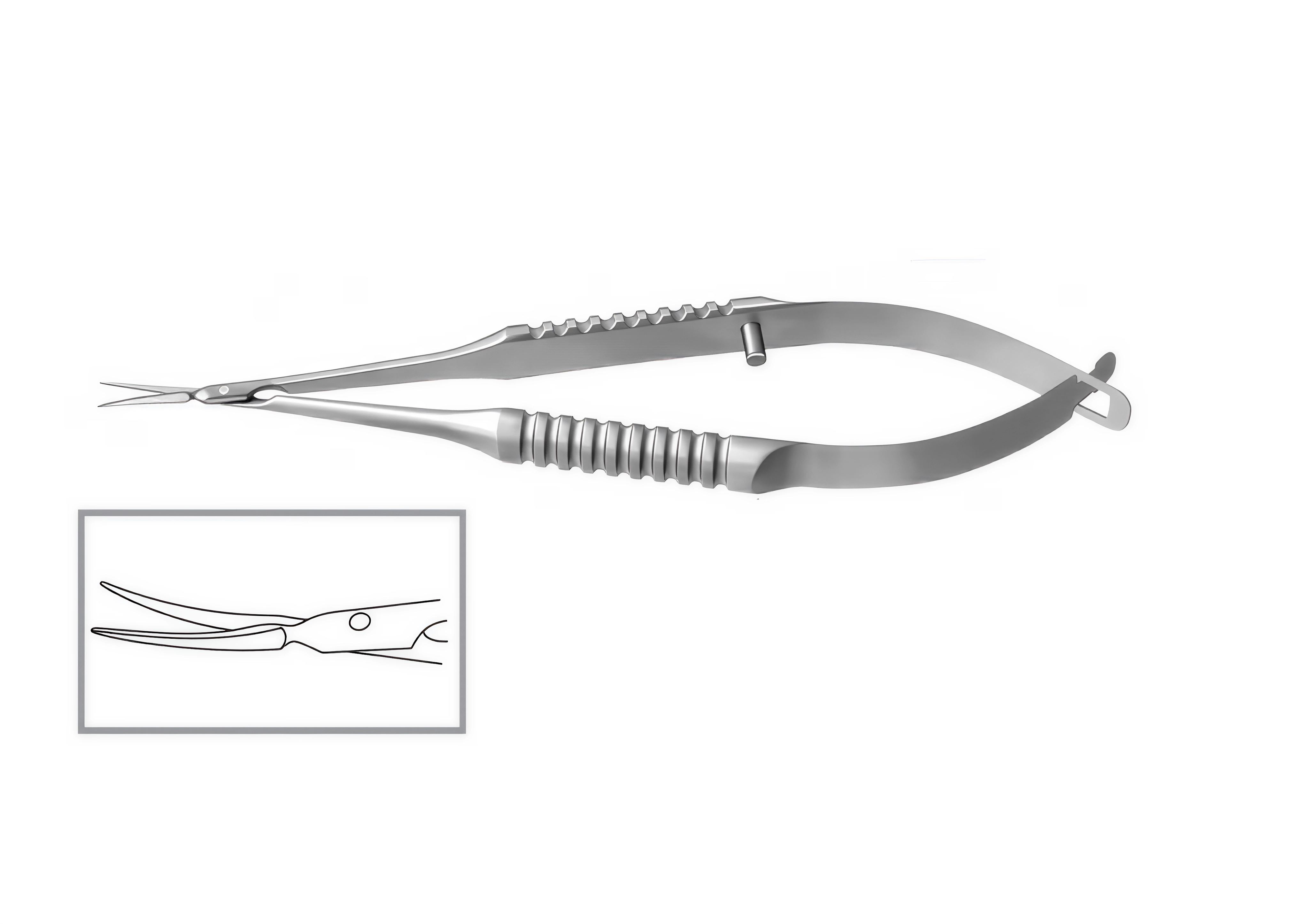 Ножницы для радужной оболочки по Макферсону-Ваннасу