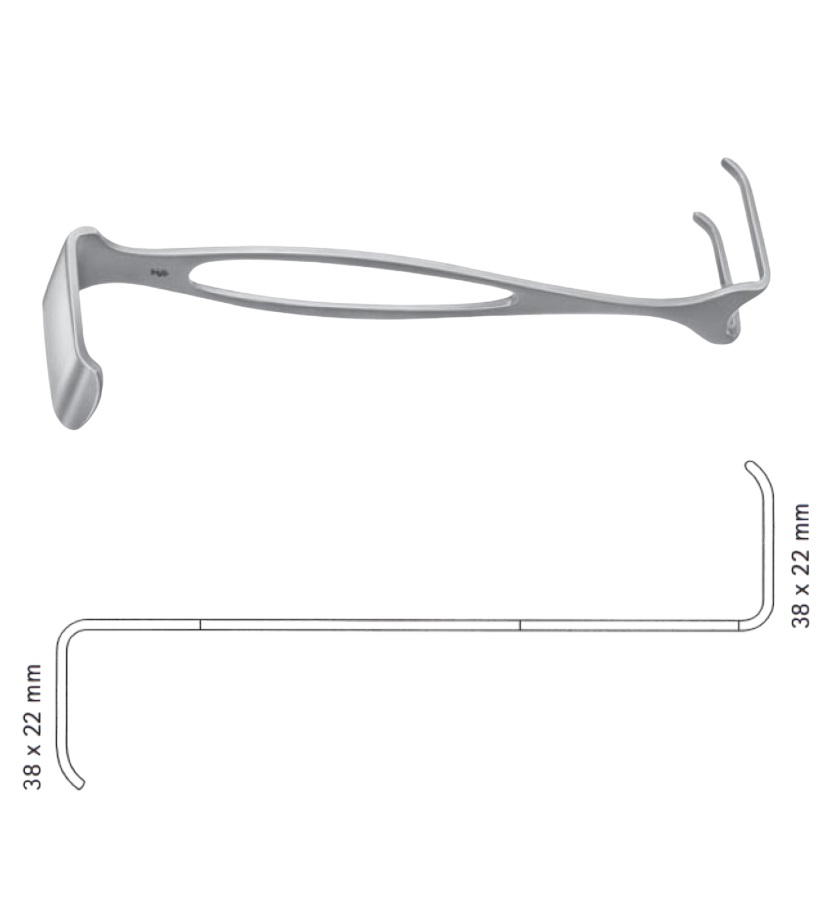 Ретрактор CZERNY, 175мм, AESCULAP