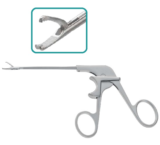 Щипцы захватывающие, D2.7мм, 125мм, 1х2 зуба, "Акула", RZ