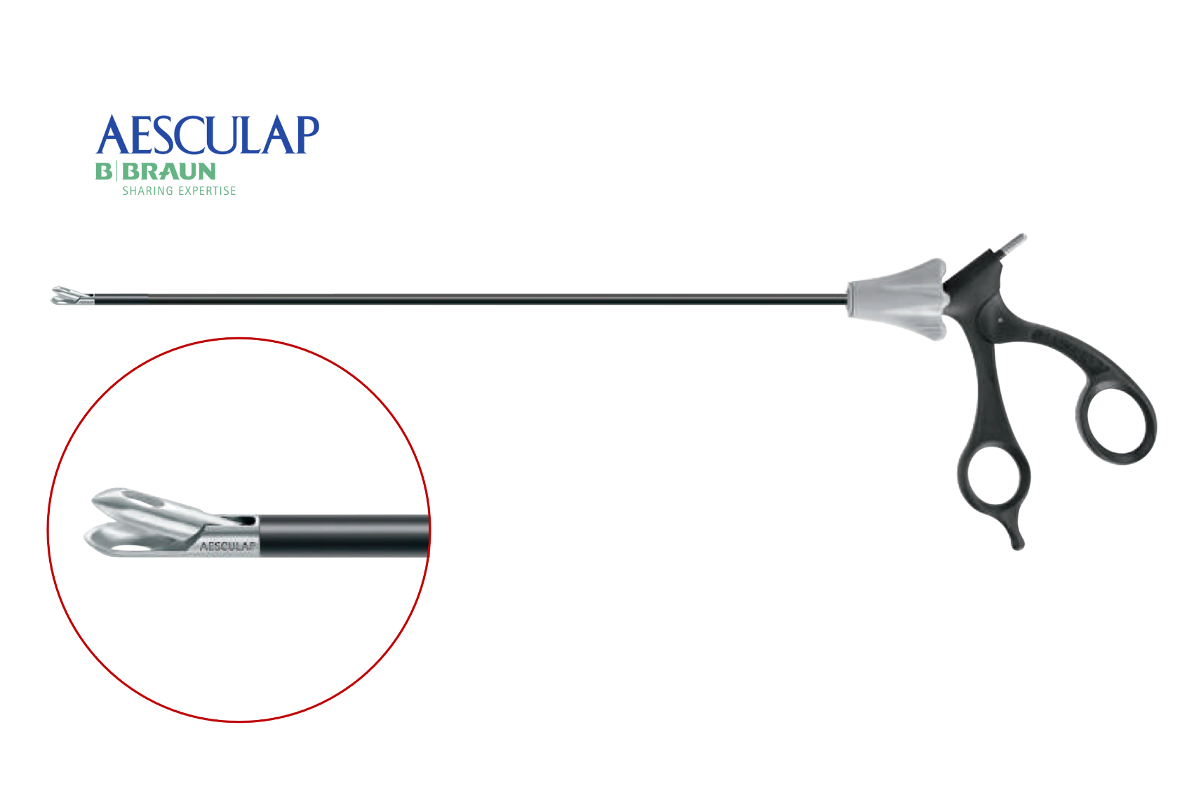 Зажим эндоскопический, D5.0мм, 310мм, биопсийный, автоклавируемый, AESCULAP