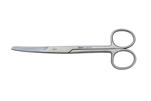 Ножницы остротупоконечные, изогнутые, 140мм, DEAVER