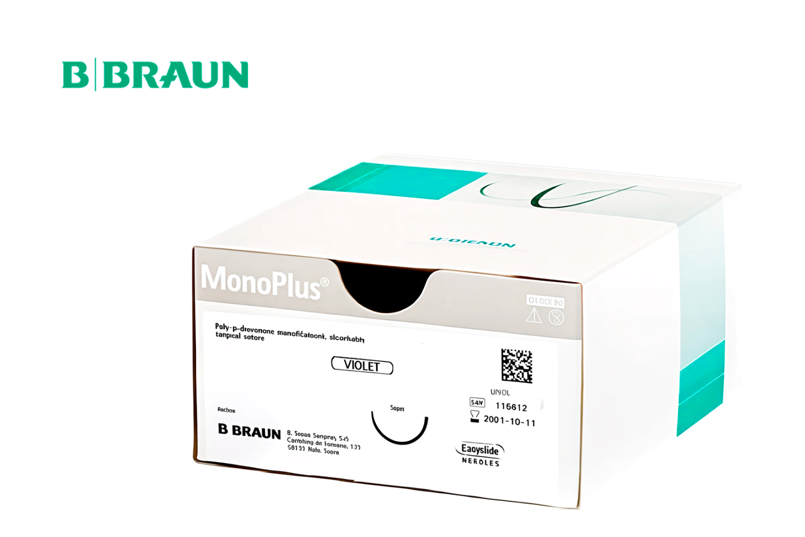 PDX, мононить полидиоксаноновая, 3-0 (2), К, 1/2, 26мм, 70см, B.BRAUN, C2024025