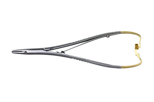 Иглодержатель, 170мм, TC, MATHIEU